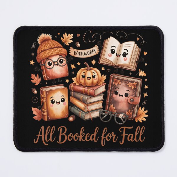 Item preview, All Booked for Fall Cute Bookworm Autumn Reading With Pumpkin & Books  designed and sold by Zizo-DR44.