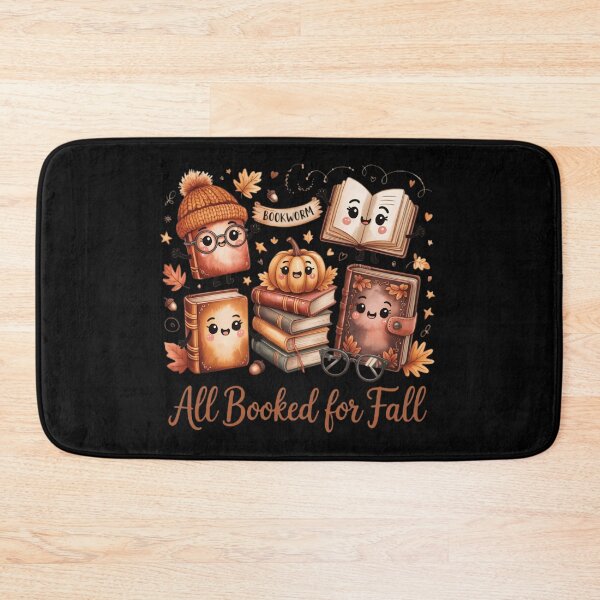 Item preview, All Booked for Fall Cute Bookworm Autumn Reading With Pumpkin & Books  designed and sold by Zizo-DR44.