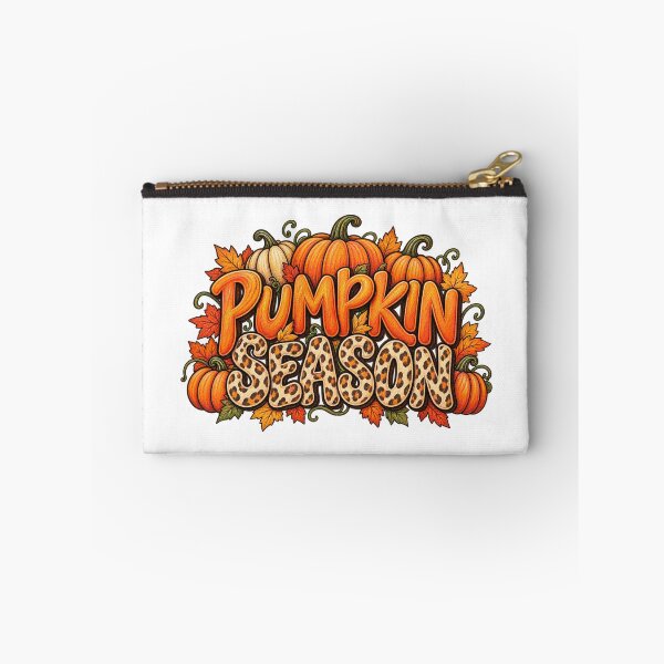 Item preview, Pumpkin Season Lettering with Leopard Print Details designed and sold by skyartdesign.