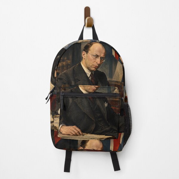 Item preview, Modernist Piano Rebel: Sergei Prokofiev Vintage Oil Painting - Bold Russian Musical Genius designed and sold by DoReMiStudio.