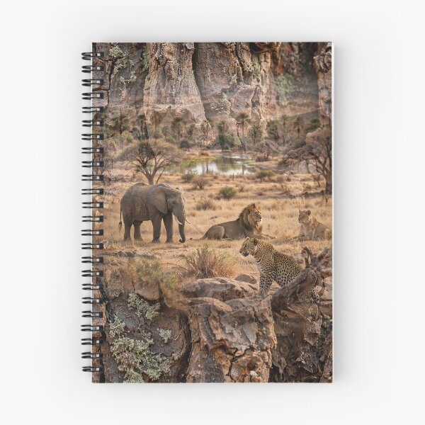 Item preview, African Wildlife Through the Ancient Tree designed and sold by DreamyWallVibes.