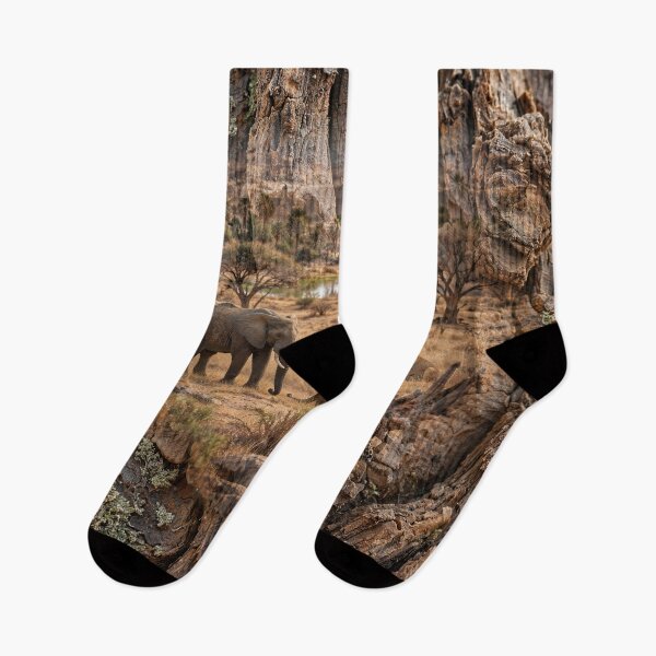 Item preview, African Wildlife Through the Ancient Tree designed and sold by DreamyWallVibes.