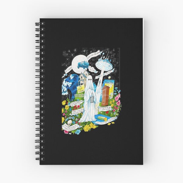 Item preview, Indie Aesthetic Bed Sheet Ghost UFO Collage designed and sold by TimAOchoa.