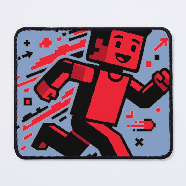 Item preview, Blocky Game Avatar Running Red Design designed and sold by Ranpict.