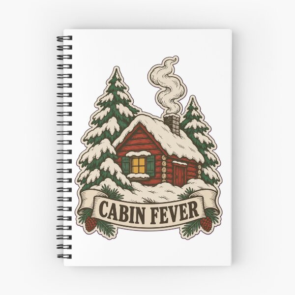 Item preview, Cabin Fever Vintage Snowed In Cabin | Funny Winter Log Cabin Cozy Introvert designed and sold by StickyGuys.
