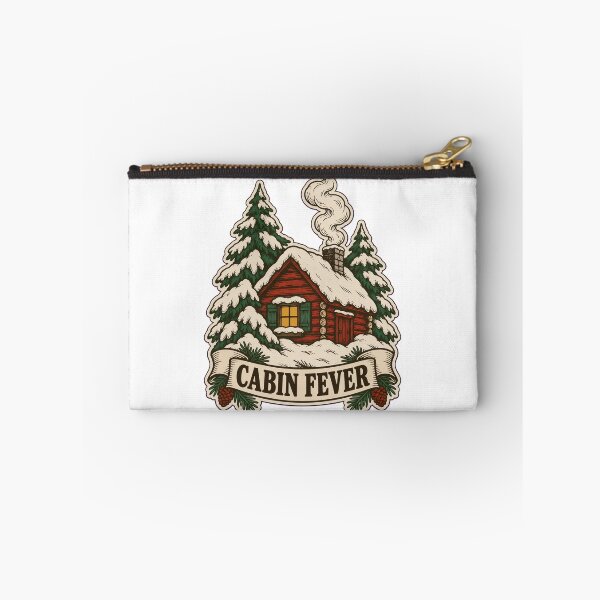 Item preview, Cabin Fever Vintage Snowed In Cabin | Funny Winter Log Cabin Cozy Introvert designed and sold by StickyGuys.