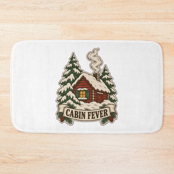 Item preview, Cabin Fever Vintage Snowed In Cabin | Funny Winter Log Cabin Cozy Introvert designed and sold by StickyGuys.