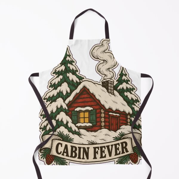 Item preview, Cabin Fever Vintage Snowed In Cabin | Funny Winter Log Cabin Cozy Introvert designed and sold by StickyGuys.