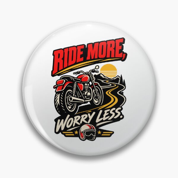 Item preview, Ride More Worry Less Motorcycle  designed and sold by RAS-77.