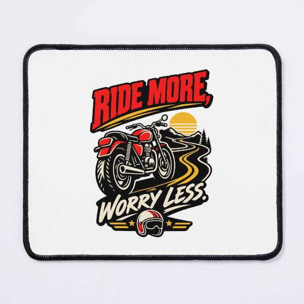 Item preview, Ride More Worry Less Motorcycle designed and sold by RAS-77.