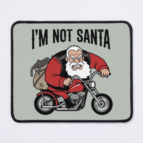 Item preview, I'm Not Santa Heavy Chains Biker Motorcycle Graphic designed and sold by KiwiRider.