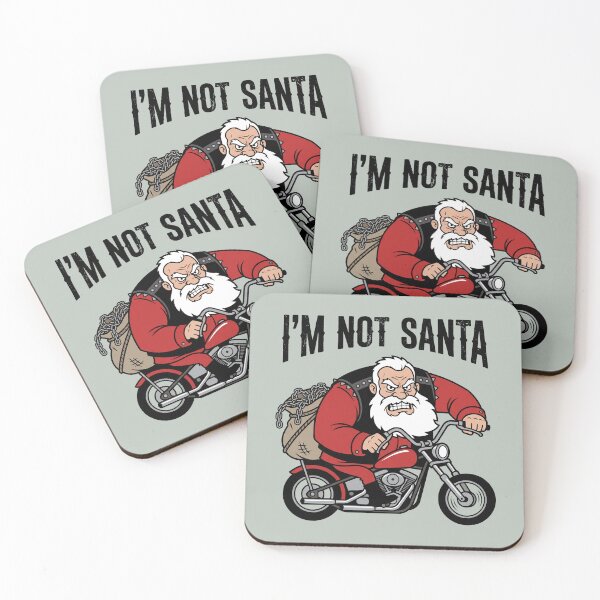 Item preview, I'm Not Santa Heavy Chains Biker Motorcycle Graphic designed and sold by KiwiRider.