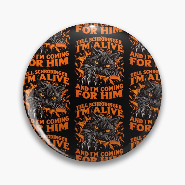 Item preview, Tell Schrodinger Im Alive Funny Quantum Physics Black Cat Science Humor Graphic designed and sold by JapanAnimeSH2.