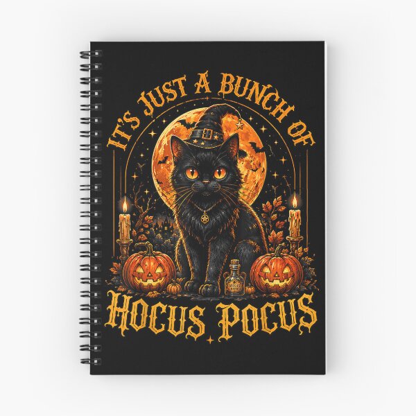 Item preview, Its Just A Bunch of Hocus Pocus Black Cat Witch Halloween designed and sold by thecownmz.
