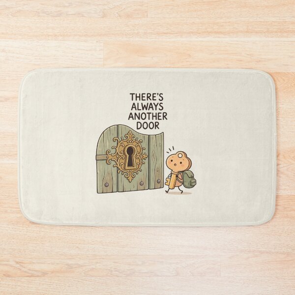 Item preview, There's Always Another Door | Cute Adventure Motivation designed and sold by MrDev.
