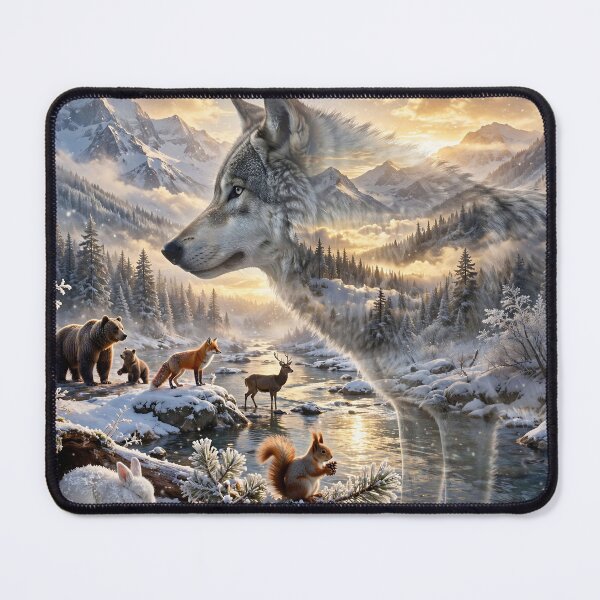 Item preview, Spirit of the Winter Wilderness designed and sold by DreamyWallVibes.