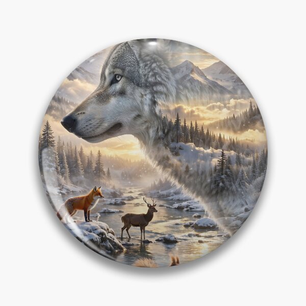 Item preview, Spirit of the Winter Wilderness designed and sold by DreamyWallVibes.
