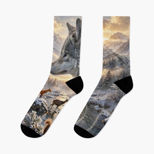 Item preview, Spirit of the Winter Wilderness designed and sold by DreamyWallVibes.