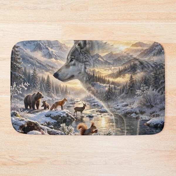 Item preview, Spirit of the Winter Wilderness designed and sold by DreamyWallVibes.