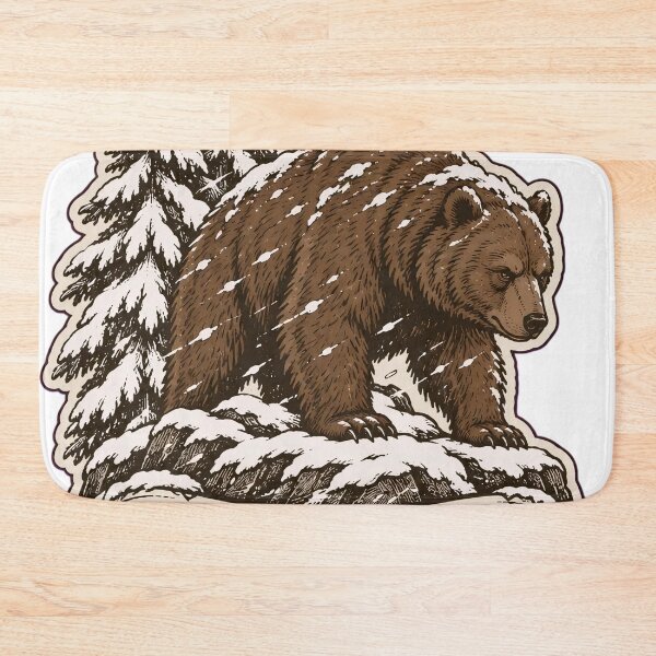 Item preview, Finnish Sisu Vintage Bear Crest | Finland Sisu Grit Nordic Winter Bear Design designed and sold by StickyGuys.