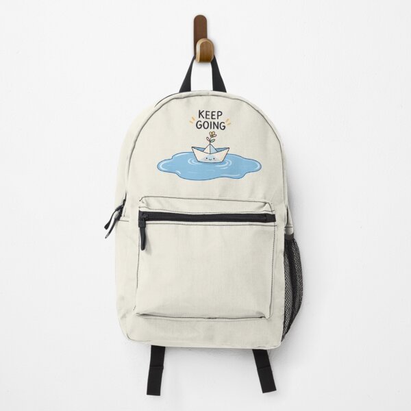 Item preview, Keep Going | Cute Paper Boat Motivation & Inspirational Art designed and sold by MrDev.
