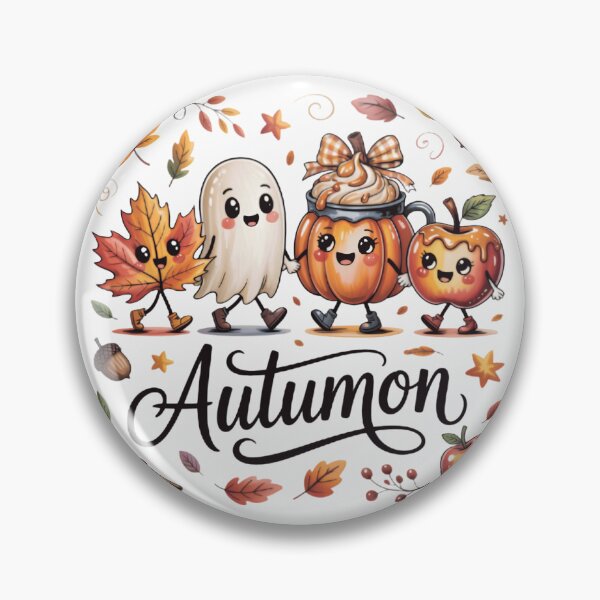 Item preview, Autumn Squad Cute Leaf, Ghost, Pumpkin Spice & Caramel Apple designed and sold by Zizo-DR44.
