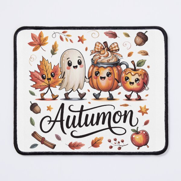 Item preview, Autumn Squad Cute Leaf, Ghost, Pumpkin Spice & Caramel Apple designed and sold by Zizo-DR44.