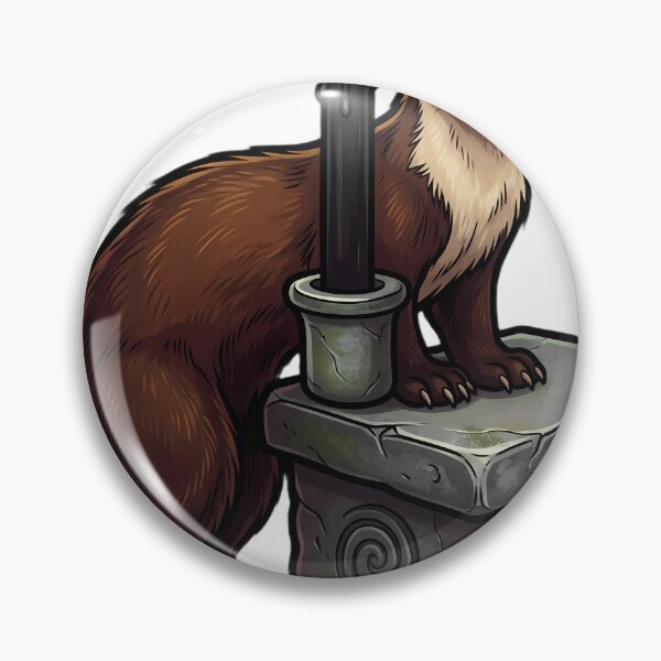 Item preview, Gothic Samhain Altar — Pine Marten with a Black Candle designed and sold by IllumeInk.