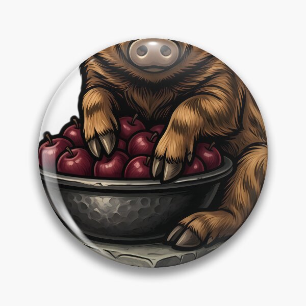 Item preview, Gothic Samhain Altar — Boar Piglet with an Apple Offering Bowl designed and sold by IllumeInk.