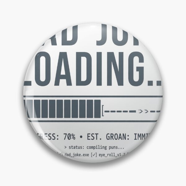 Item preview, Dad Joke Loading Funny Nerdy Dad Shirt designed and sold by DripyDesigns.
