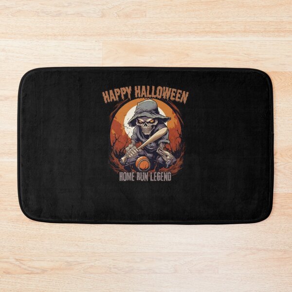 Item preview, Halloween Skeleton Baseball Player Art designed and sold by FrancisLWoo.