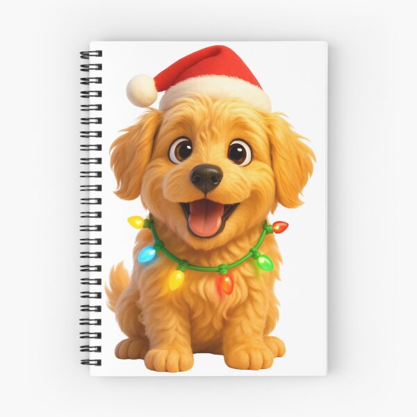 Item preview, Petite Goldendoodle Dog Christmas Sparkle designed and sold by Sillytoe.