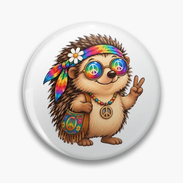 Item preview, hippie hedgehog designed and sold by Gokuxtreme.