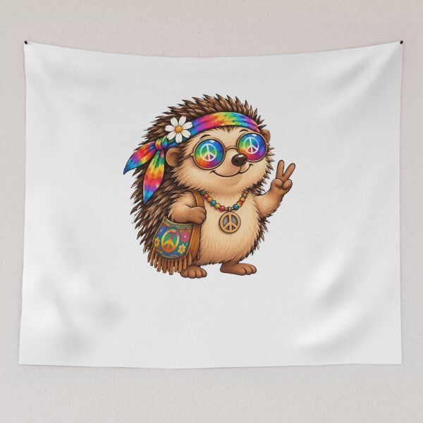 Item preview, hippie hedgehog designed and sold by Gokuxtreme.