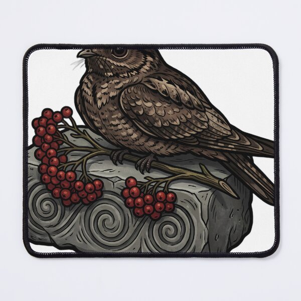 Item preview, Gothic Samhain Altar — Nightjar with a Rowan Sprig designed and sold by IllumeInk.