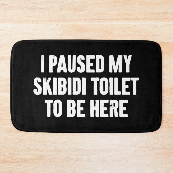 Item preview, I Paused My Skibidi Toilet to be Here designed and sold by zemilrathemi.
