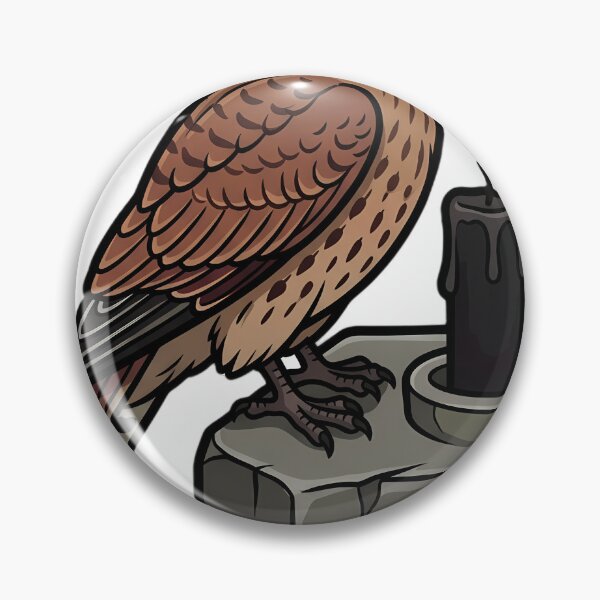 Item preview, Gothic Samhain Altar — Kestrel with a Votive Candle designed and sold by IllumeInk.