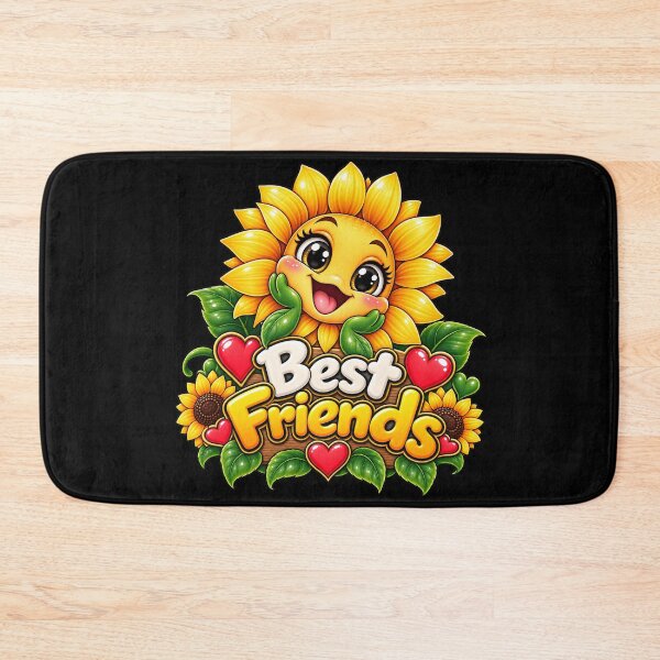 Item preview, Best Friends Sunflower – Cute Kawaii Happy Flower Friendship designed and sold by aventi24.