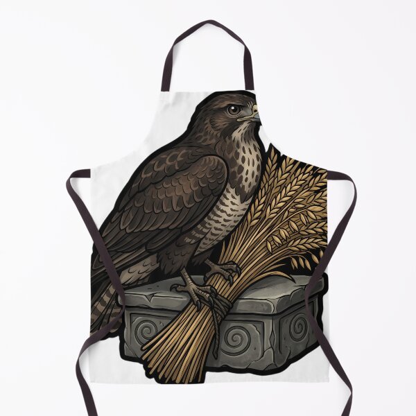 Item preview, Gothic Samhain Altar — Buzzard with a Grain Sheaf designed and sold by IllumeInk.