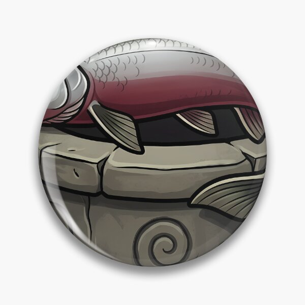 Item preview, Gothic Samhain Altar — Salmon at a Sacred Well Stone designed and sold by IllumeInk.