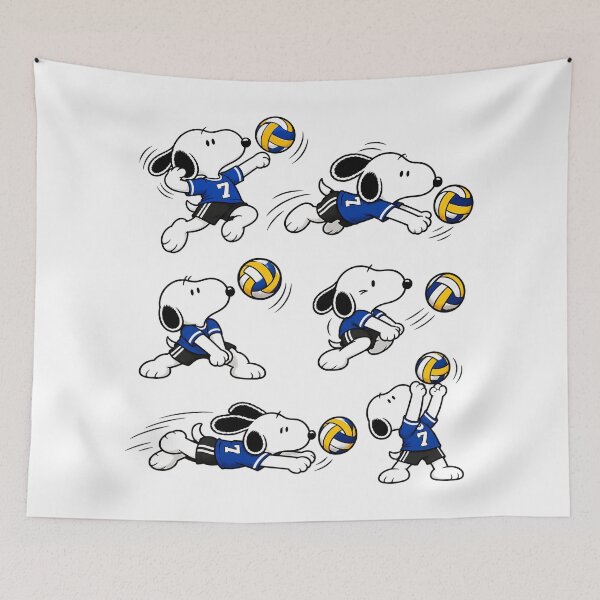 Item preview, Snoopy Volleyball Lover – Cute Volleyball Player Sports Design designed and sold by artizallart.