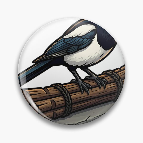 Item preview, Gothic Samhain Altar — Magpie with an Ogham Stave Bundle designed and sold by IllumeInk.