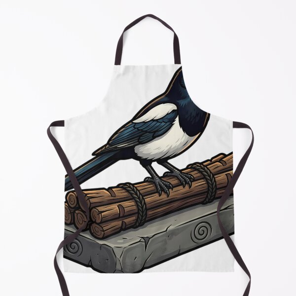 Item preview, Gothic Samhain Altar — Magpie with an Ogham Stave Bundle designed and sold by IllumeInk.