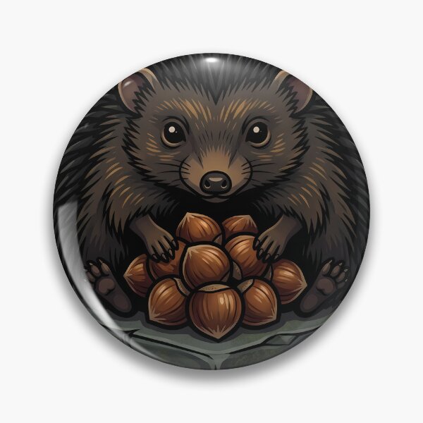 Item preview, Gothic Samhain Altar — Hedgehog with a Hazelnut Offering designed and sold by IllumeInk.