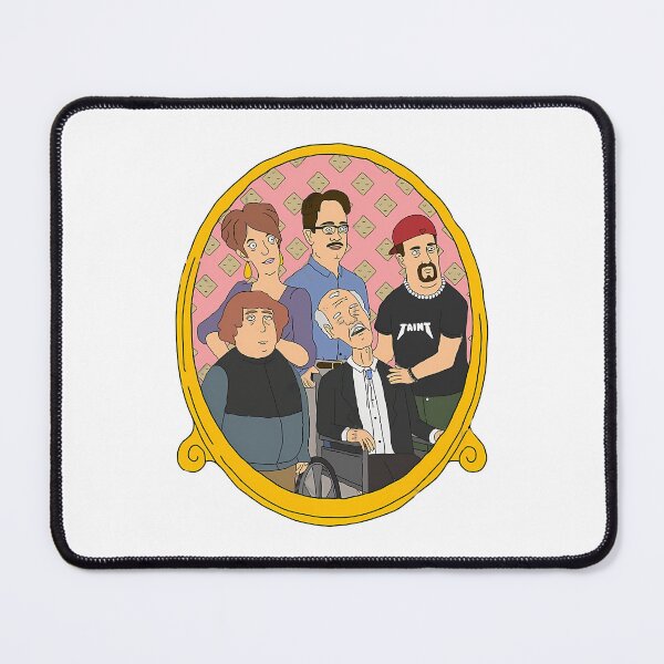 Item preview, Animated Family Portrait In Gold Oval Frame designed and sold by RomainCam.