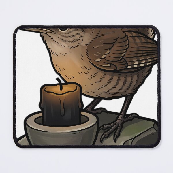 Item preview, Gothic Samhain Altar — Wren with a Tiny Black Candle designed and sold by IllumeInk.