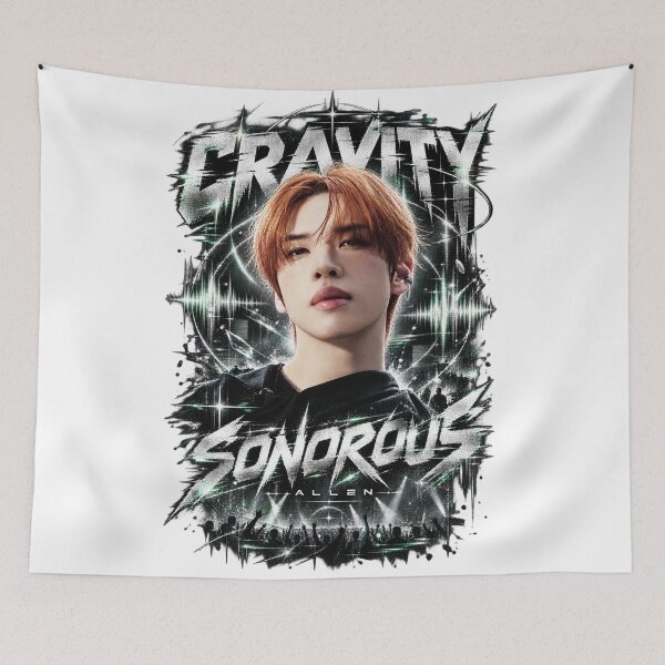 Item preview, CRAVITY Allen SONOROUS Glitch Artwork designed and sold by Valeree Store.