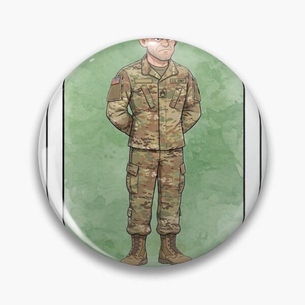 Item preview, Sargento Instructor | Lotería Card Drill Sergeant Design designed and sold by Aztlán Grunts Co..