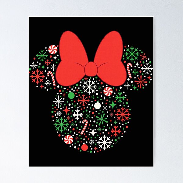 Item preview, Cute Mouse Christmas Bow Holiday Snowflake Xmas Party Celebration designed and sold by khdmalakarak.