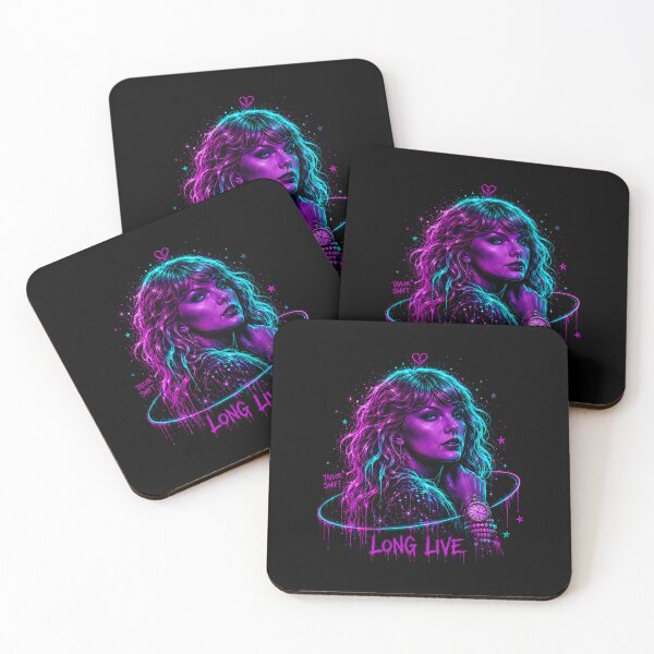 Item preview, Taylor Swift Long Live Neon Portrait designed and sold by JMS-Artvintage.